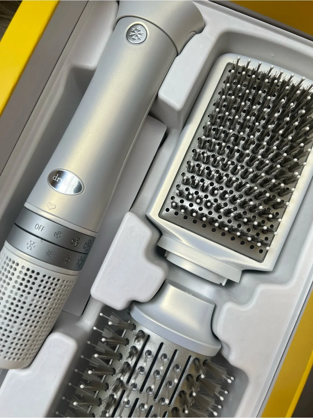 Drybar White 3-in-1 Styling Brush Set